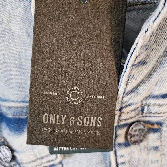 Only & Sons Onscome Trucker Jean Jacket - Size M - Picture 3 of 10